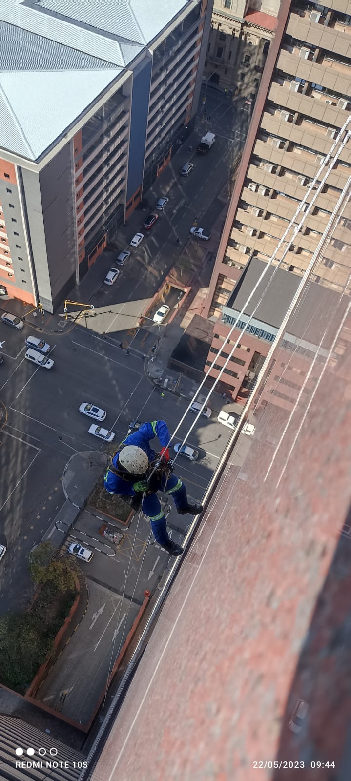 Facade building inspection at 1066 FNB Building, Johannesburg